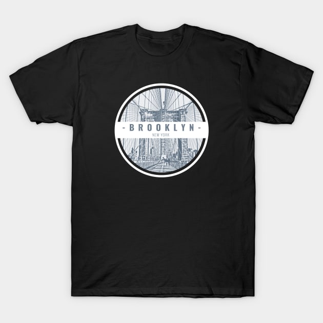 Brooklyn Bridge New York City T-Shirt by Stately Supply Co.